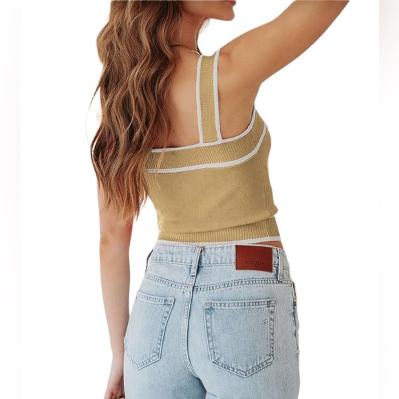 NWT Dokotoo Women's Plus Size Sleeveless Knit Pullover Block Color Vest Size XXL - Picture 5 of 8